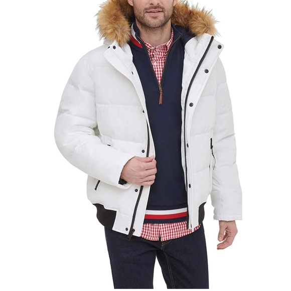 ❗️FINAL❗️ 🆕 Tommy Hilfiger Quilted Arctic Cloth Bomber 🔴🔴 - Picture 4 of 8